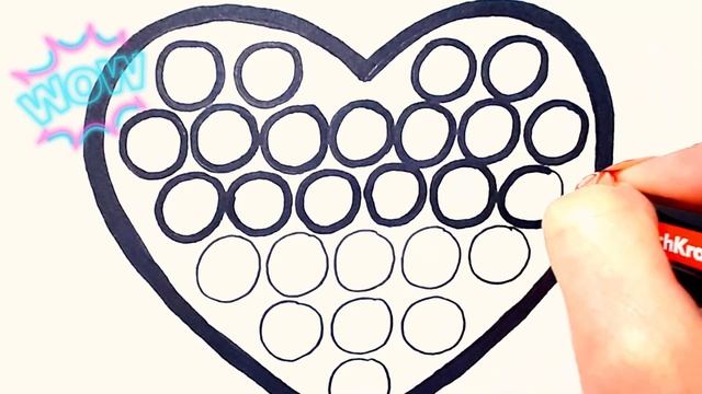 ??How To Draw A ⏺️?⭕ Painting and Coloring for Kids, Toddlers | How To Draw Easy | Draw With Me ??️ смотреть онлайн