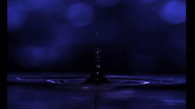 Футаж Капля воды - A drop of water смотреть онлайн