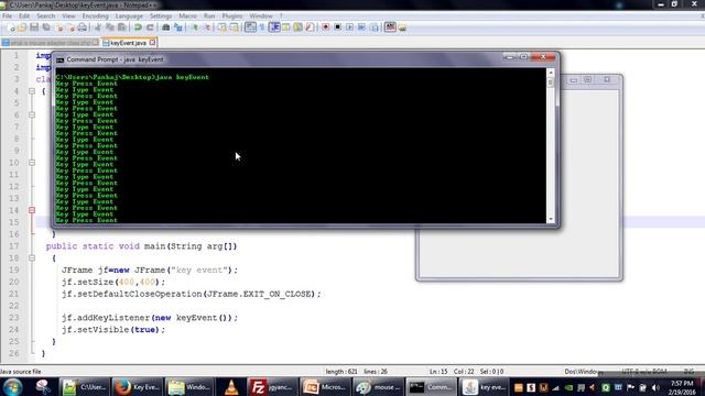 Key Event Handling in Java смотреть онлайн