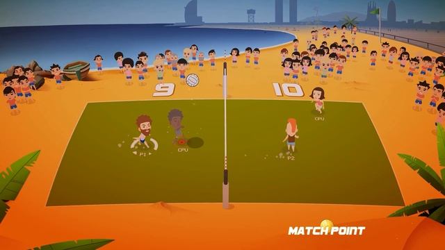 Super Volley Blast / Local Multiplayer PC Games / Two Players смотреть онлайн