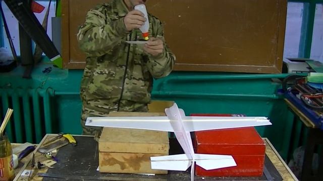 Кордовая авиамодель Extra 300LXTiled слойка 4 часть из 5