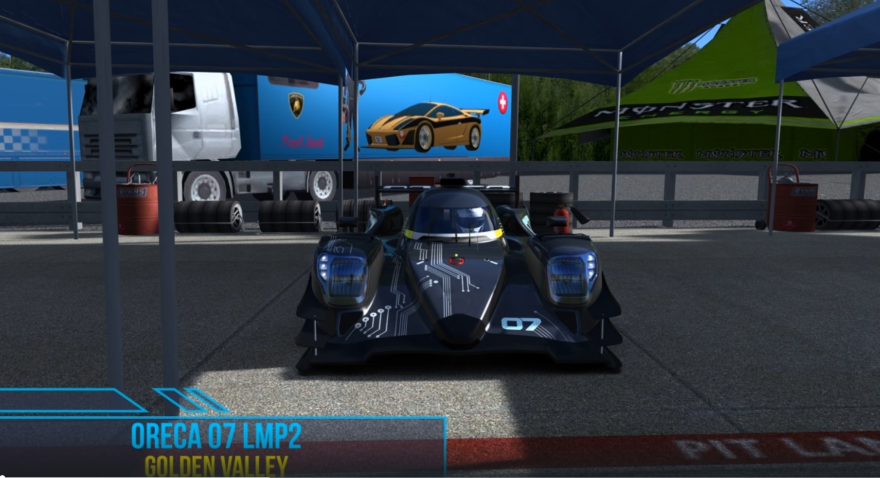 Oreca 07 LMP2- Golden Valley | Assetto Corsa. смотреть онлайн