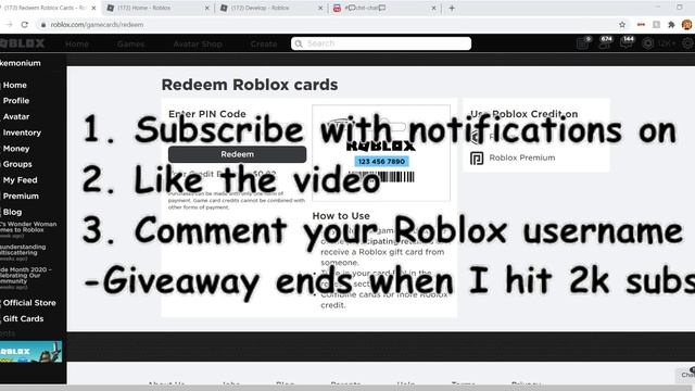 800 ROBUX GIFT CARD GIVEAWAY! [CLOSED] FREE ROBUX! ?ROBUX GIVEAWAY? (ROBLOX)