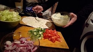 Шаверма с красной рыбой #рекомендации #готовка #еда #вкусно #шаверма #шаурмадомашняя #форель #вкусн
