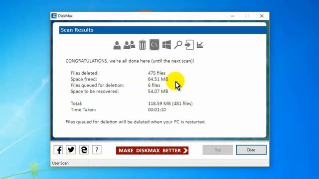 Программа для чистки компьютера DiskMax
