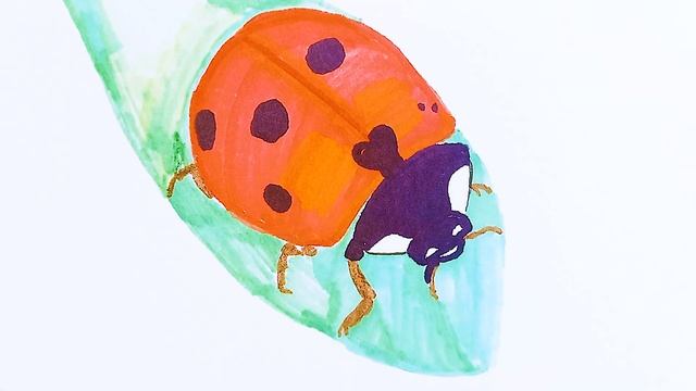 Божьи Коровки-Полезные Хищники,Защищающие Сельскохозяйственные Растения от Вредителей!Рисуем Просто смотреть онлайн