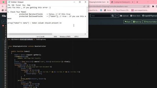 How to fix "There is no data update in database"  Error in codeignter 4 | 2023 working method