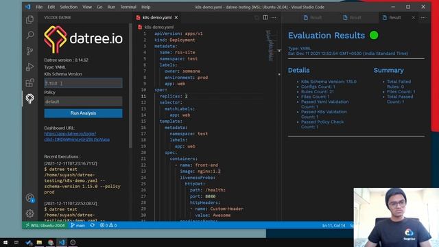 Verify Kubernetes Deployments in VSCode with Datree | Cloud Native Hackathon Submission смотреть онлайн