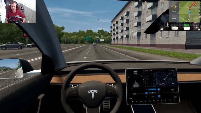 TESLA 3 MODEL - ОБЗОР МОДА ДЛЯ CITY CAR DRIVING 1.5.9.2 смотреть онлайн