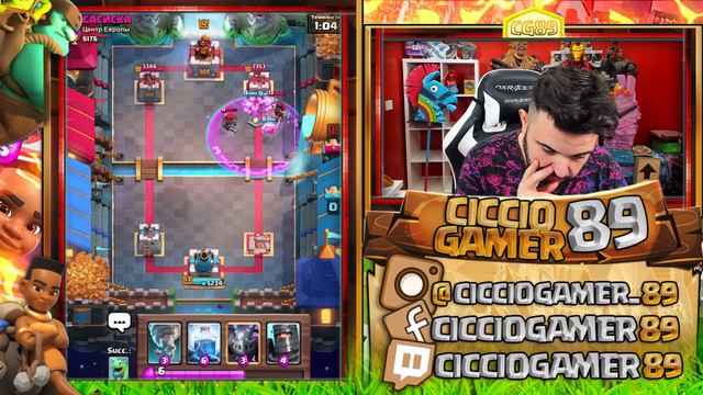 CLASH ROYALE : Golem e Tornado ... Peccato per la Mia Tornado смотреть онлайн