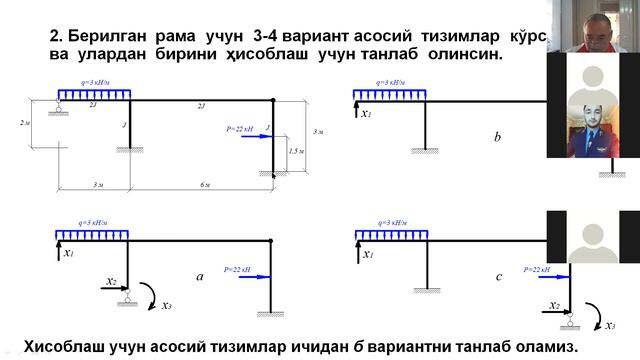 14 лекцияПорядок расчета плоских рам методом сил2 Стой М смотреть онлайн