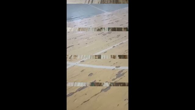 Реставрация пола в Спортзале. Ремонт пола в спортивном Зале. Киев. смотреть онлайн