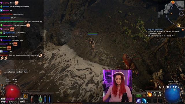 ANNIEFUCHSIA FIRST TIME PLAYING PATH OF EXILE смотреть онлайн