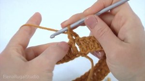 Быстро, просто и два рисунка в одном. Резинка крючком связанная по кругу.