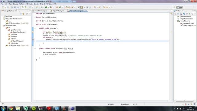 Java programming - Video 6 **Bonus** - Creating a guess the number game смотреть онлайн