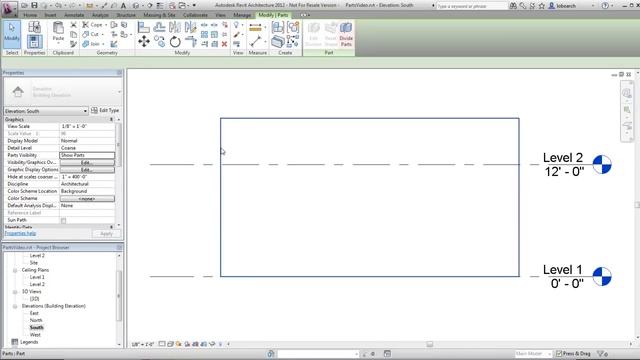 Autodesk Revit: Creating and Dividing Parts смотреть онлайн