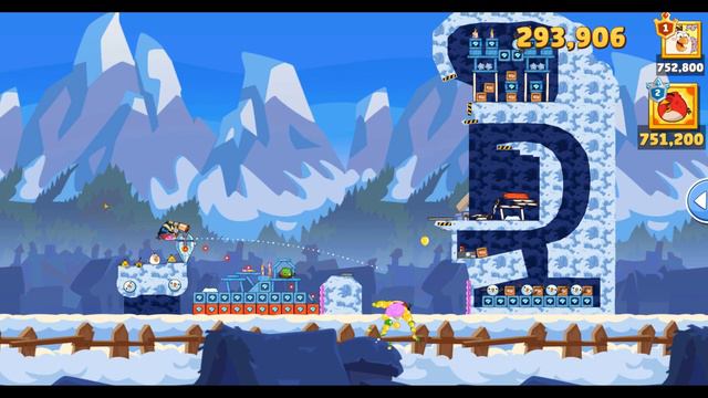 Angry Birds Friends Level 5 Tournament 1178 Highscore POWER-UP Walkthrough