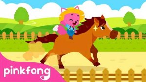 I am a Rocket Horse! | Giddy up, up up! | The Horse Song | Farm Animals Songs | Pinkfong Songs