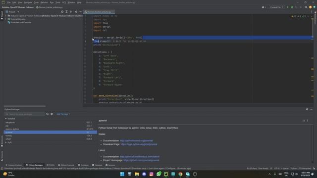 DIY Arduino And OpenCV-Python Based Face Tracking Human Following Robot смотреть онлайн