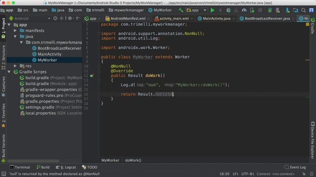 Android Studio 3 - Work Manager смотреть онлайн