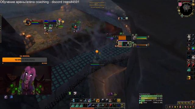 World of Warcraft Shadowlands 9.1 разбор арен 2 на 2 за друида. Часть первая. смотреть онлайн