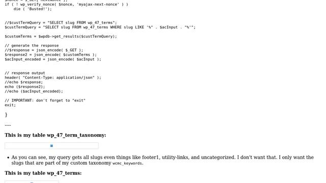 How to make an sql query to exclude everything but custom taxonomy terms in table wp_terms? смотреть онлайн