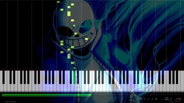 언더테일-UNDERTALE "메갈로바니아(MEGALOVANIA)" [MIDI] (synthesia) смотреть онлайн
