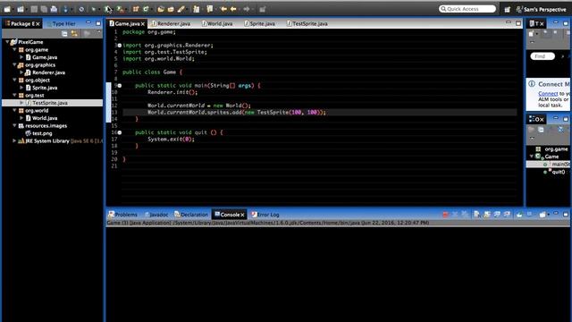 Java 2D Pixel Game Tutorial - Episode 8 - Drawing Sprites смотреть онлайн