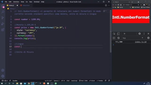 Formattazione internazionale dei numeri con Javascript смотреть онлайн