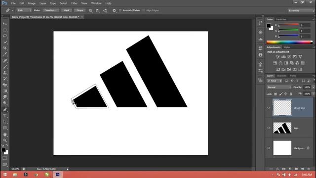 Basic Pen tool - Adobe Photoshop Learning смотреть онлайн