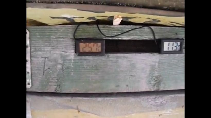 меньше беспокойте зимой пчел осмотрами - установленный прибор в улей показывает вред осмотров смотреть онлайн