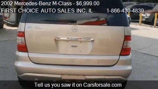 2002 Mercedes-Benz M-Class ML500 - for sale in MARKHAM, IL 6 смотреть онлайн