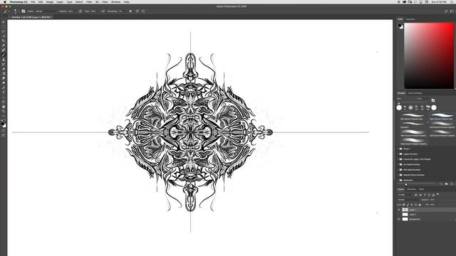 Symmetry Painting Feature in Photoshop CC | Adobe смотреть онлайн