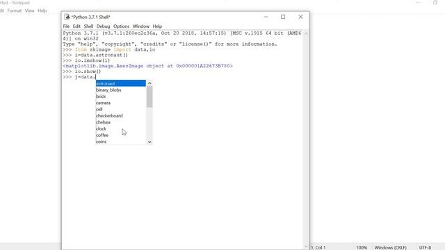 Scikit-image(Image processing in Python)- Displaying an image Example смотреть онлайн