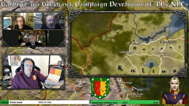 Greyhawk Campaign Development: PC & NPC Characters - Gabbin' #161
