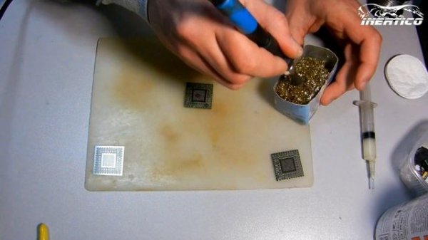 Ремонт Alienware - Замена видеочипа - Часть 2