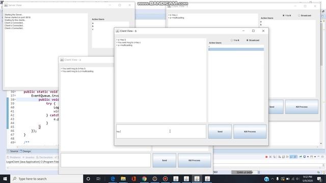 Multi clients-server chat application implemented using Java, Multithreading & Socket Programming смотреть онлайн