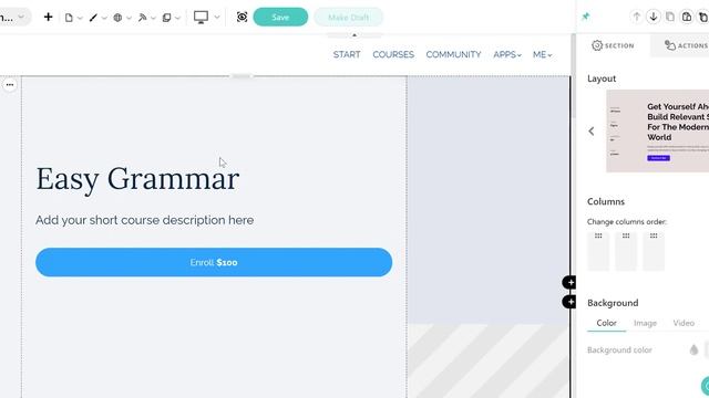 How to create your online course landing page with LearnWorlds Site Templates смотреть онлайн