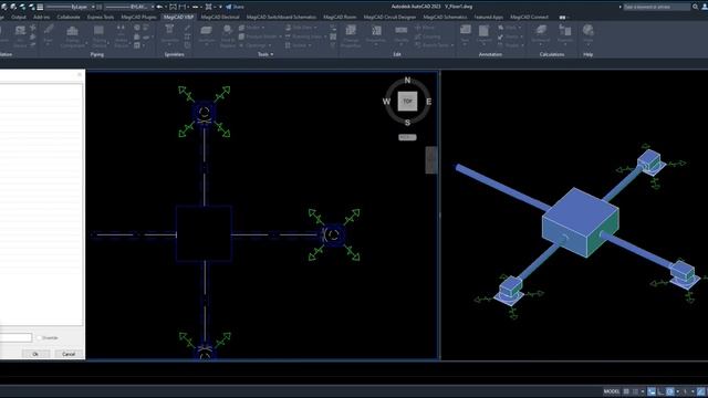 MagiCAD for AutoCAD - Distribution Box смотреть онлайн