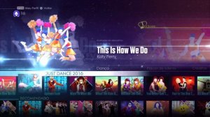 Menu Just Dance 2016  + Just Dance Unlimited