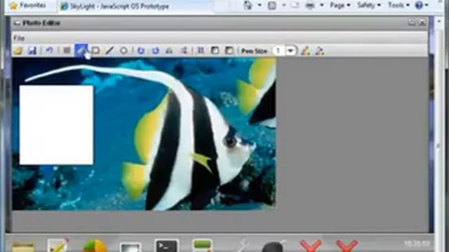 SkyLight JavaScript OS Ajax Photo Editor смотреть онлайн
