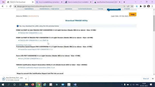 Error in establishing connection with TRACES Websocket Esigner. Please ensure that WebSigner Setup смотреть онлайн