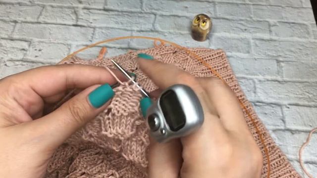 Топ спицами/Часть 4/скос плеча и горловина спинки смотреть онлайн