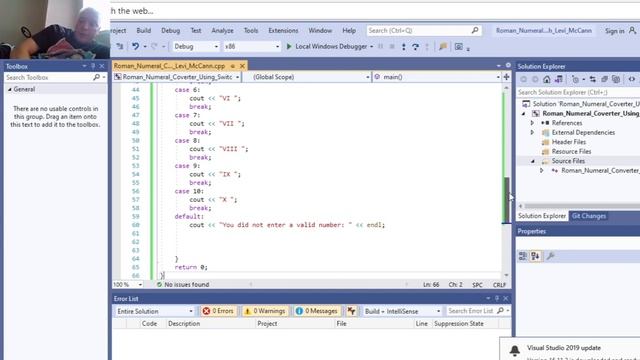 Roman Numeral Converter C++ смотреть онлайн