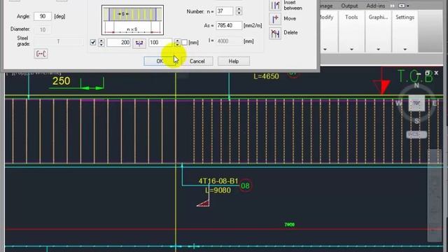 الجزء الثاني -15- AutoCAD Structural Detailing تسليح شوب دروينج للكمرة المستمرة باستخدام برنامج الـ смотреть онлайн