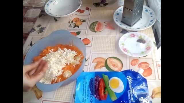 НАМАЗКА ИЗ МОРКОВИ И СЫРА С ЧЕСНОКОМ. смотреть онлайн
