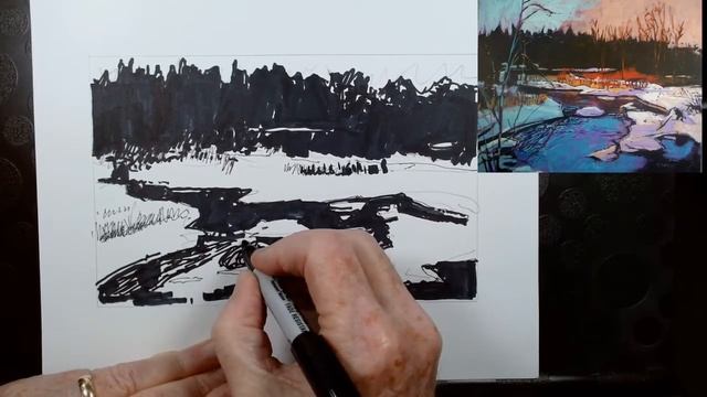 Whiteman's creek 2 a black marker sketch смотреть онлайн