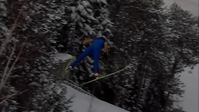 Lake Placid Ski Jump Crash K120 смотреть онлайн
