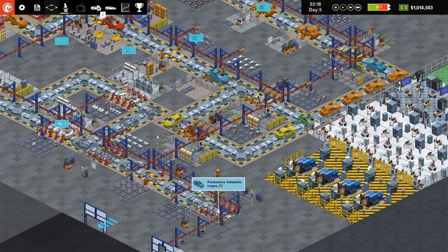 Production Line : Car factory simulation _ #5 _ Доходы выросли! смотреть онлайн