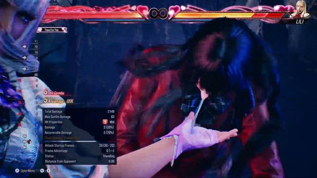 Lili Combo 2 Rage. Tekken 8 (Dare)